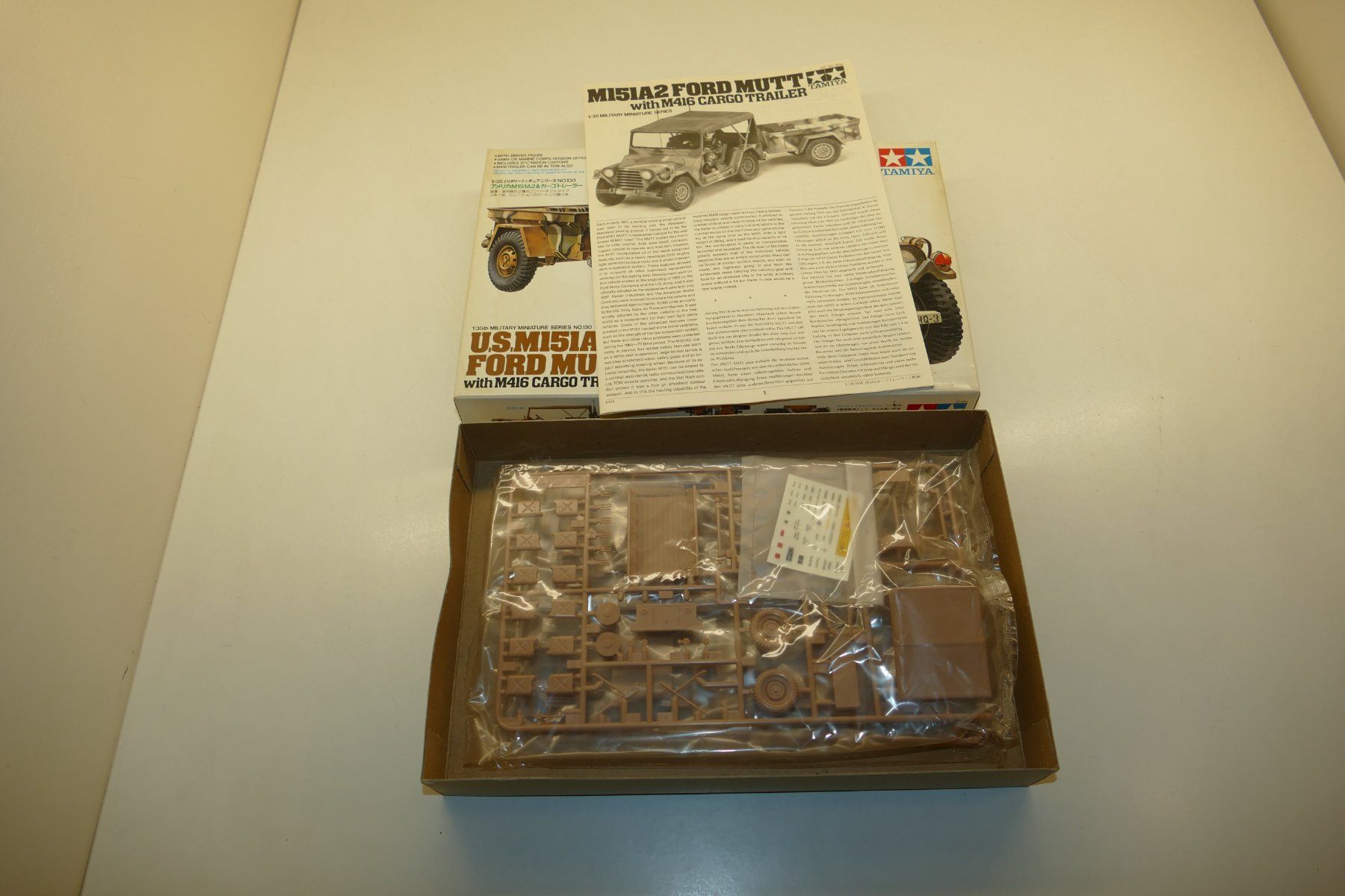 Tamiya Modellbausätze & Standmodelle: Tamiya 1:35: U.S.M151A2 Ford Mutt with Cargo Trailer – Neu (gemäss Beschreibung) aus Niederhasli von rail-duerst 1