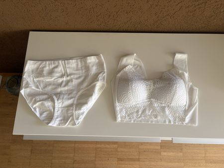 Ensemble lingerie Celyssia blanc taille L neuf