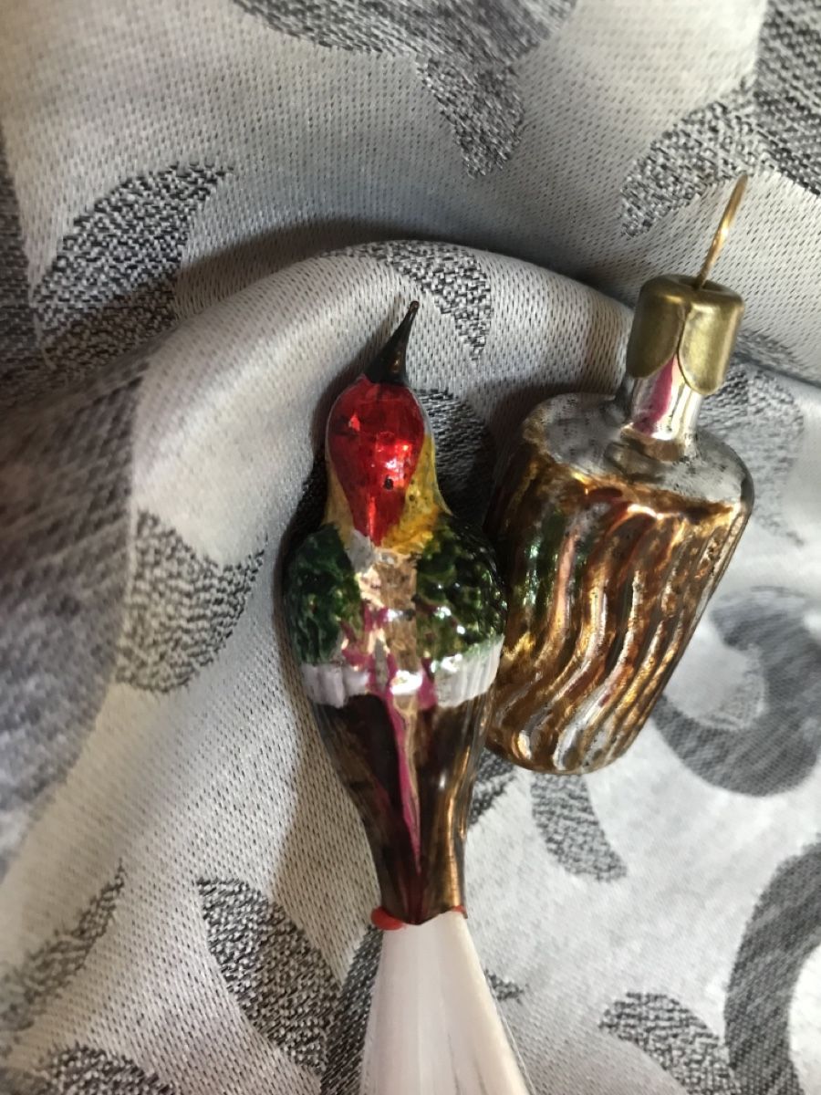 Alle Dekorationen: Kleiner Vogel am Baumstamm Christbaumschmuck – Neu und originalverpackt aus Alpnach Dorf von marvo 7