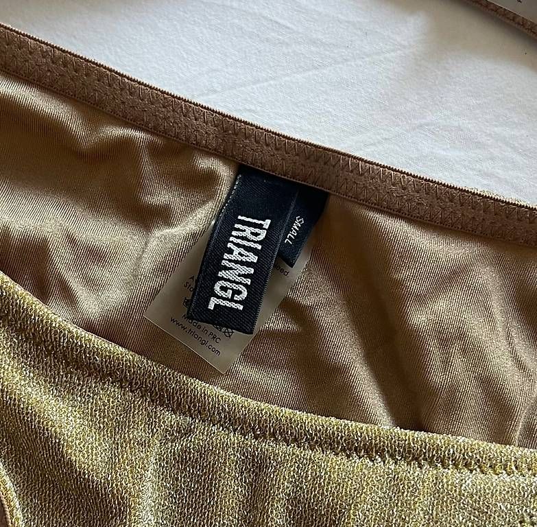 Costumi da bagno & Bikini: TRIANGL Bikini Set, gold, Grösse XS/S – Usato da Bern venduto da labernoise 4