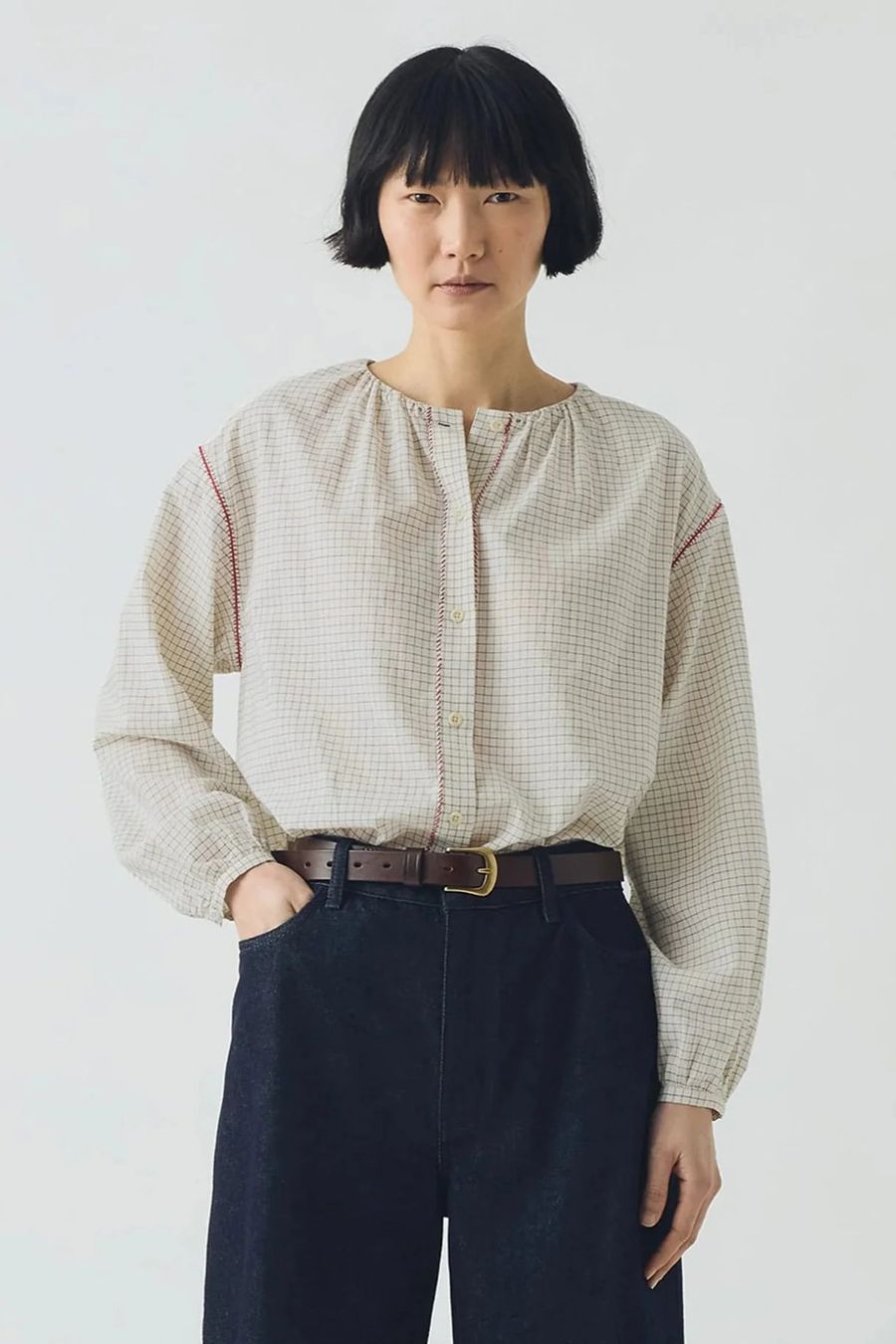 Toast Camicette: TOAST Graph Check Bluse S – Nuovo (secondo la descrizione) da Luzern venduto da Aleoschli