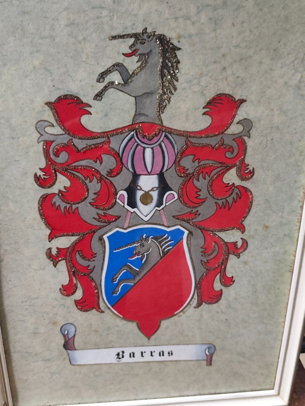 Altro in Antiquarato & Arte: Héraldique familiale "Barras" unique, parfait cadeau! – Usato da Fribourg venduto da Umulisa