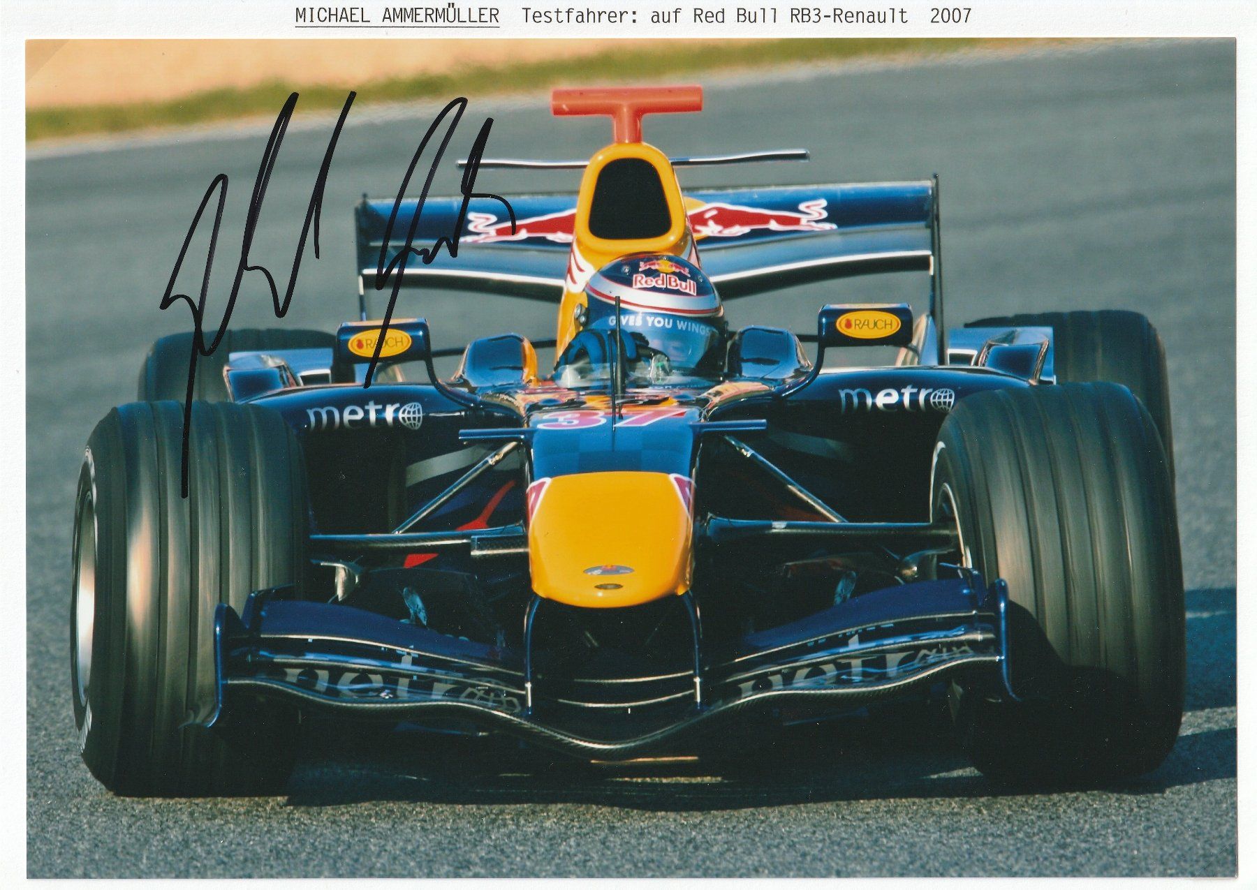 Autografi: Michael Ammermüller / Originalautogramm, F1 – Usato da Schwyz venduto da racingautographs
