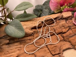 Silbercollier 52cm mit Haken