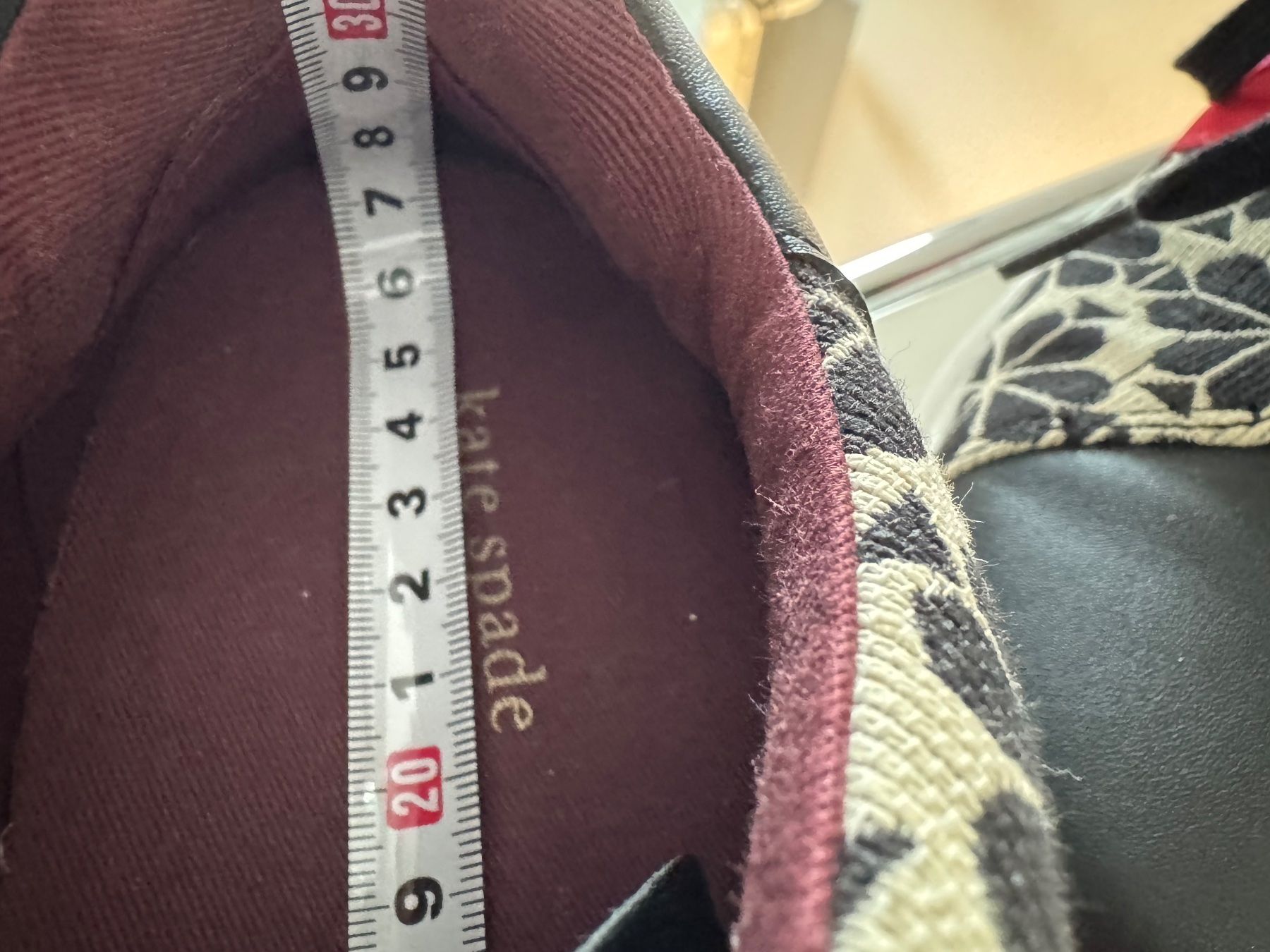 Kate Spade Herrenschuhe: KATE SPADE Sneaker 41 Lede/Stoff Flower Cream Multi – Gebraucht aus Zuerich von Moochie 5