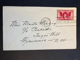 USA 1948 privater FDC Francis Scott Key Nationalhymne