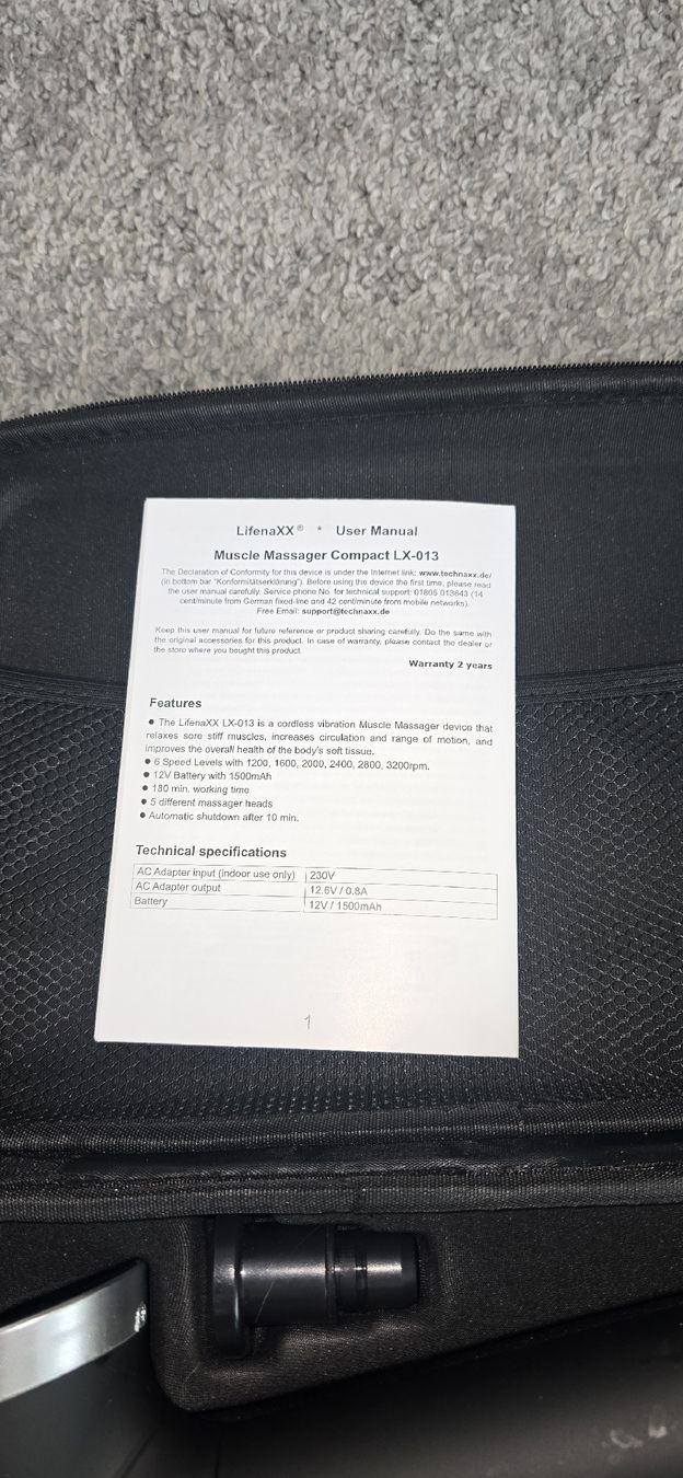Dispositivi per massaggi: masage Gun – Usato da Bubendorf venduto da urs1990schei 4