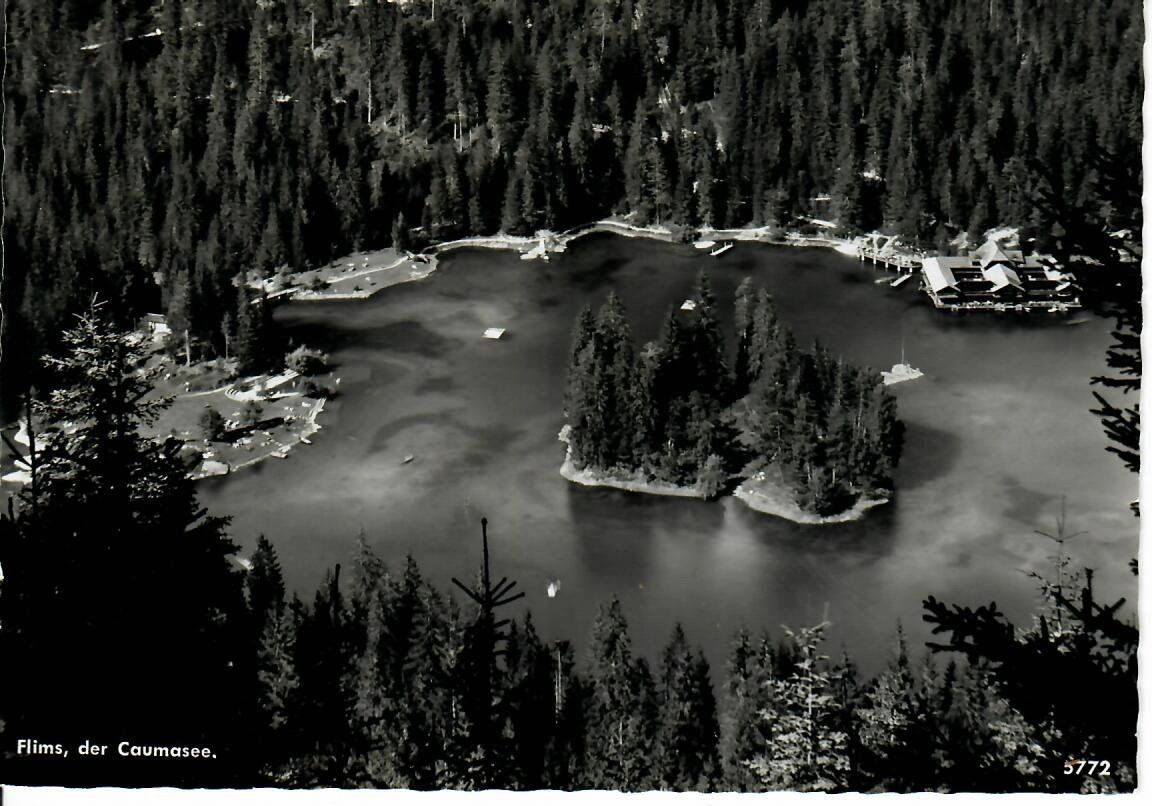 Ansichtskarten: Flims der Caumasee – Gebraucht aus Hochdorf von Ziegel-16