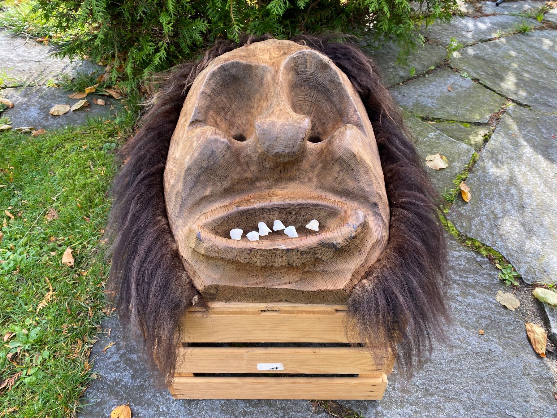 Altro in Antiquarato & Arte: wunderschöne riesige Walliser Holzmaske – Usato da Feldbach venduto da Olive1 6