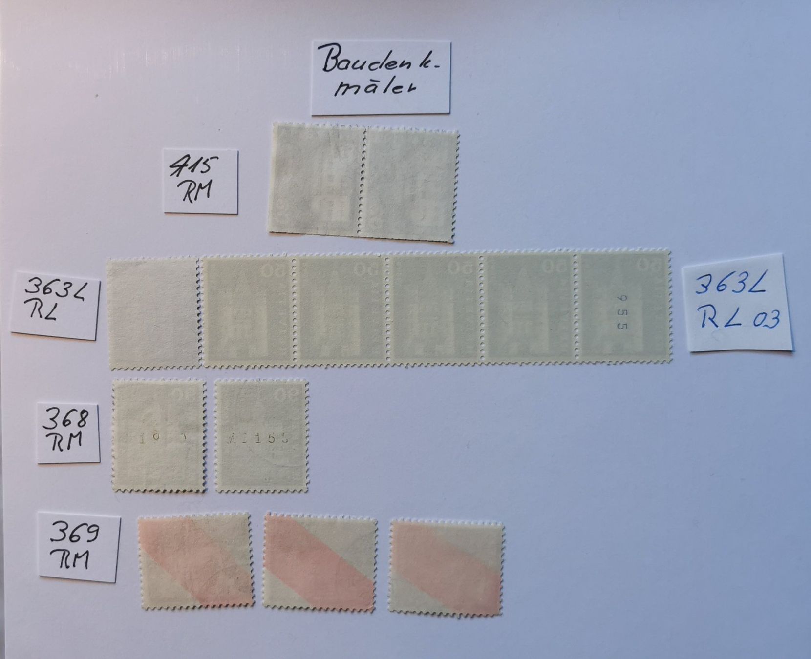 Tous les timbres: RM 1960 – D'occasion à Aadorf par Chnorli-Furz 1