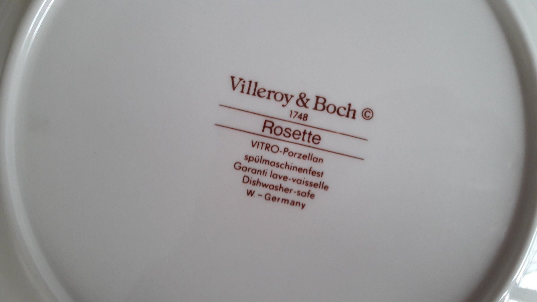 Villeroy & Boch Piatti: Villeroy & Boch V&B RosetteTeller – Usato da langenthal venduto da rundholz7 5