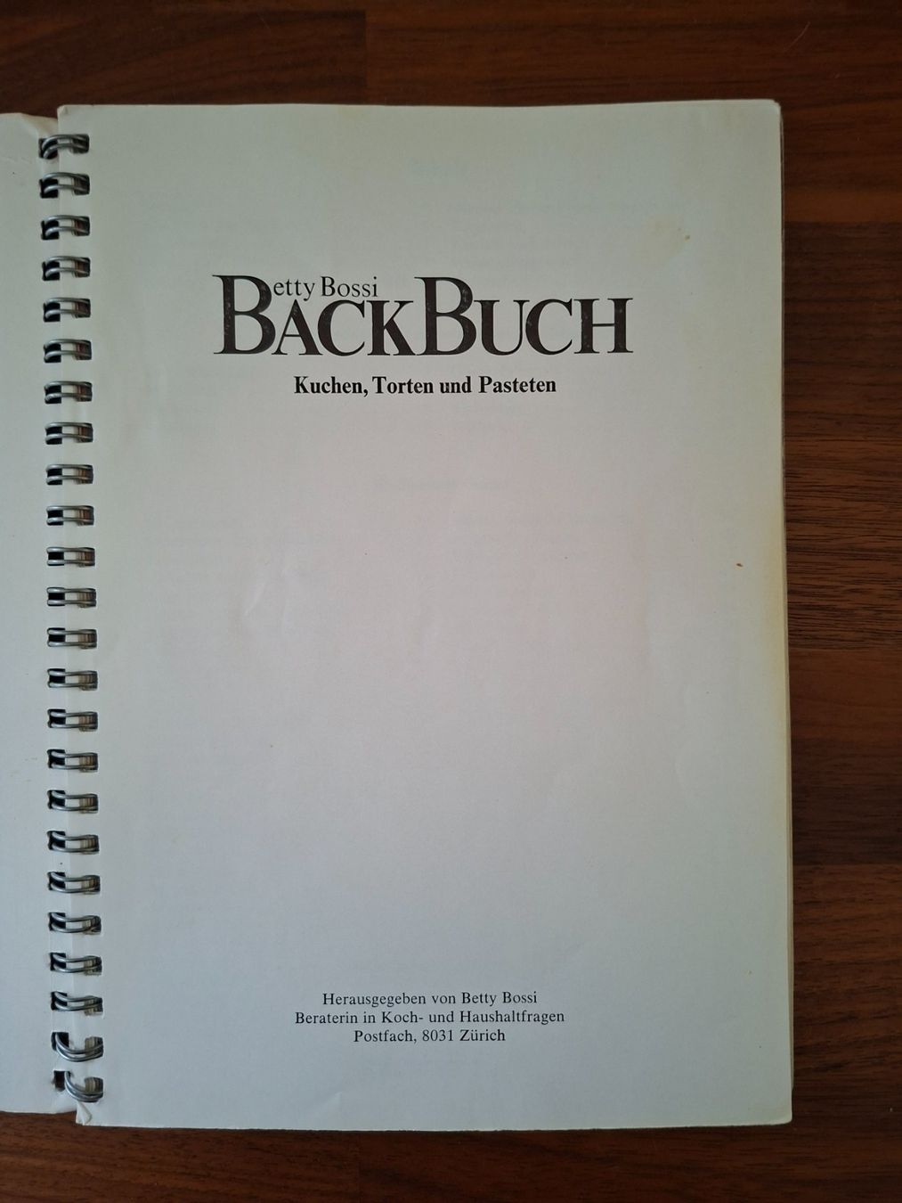 Libri: Betty Bossi; Back Buch – Usato da Boniswil venduto da Totomat-Lady2 1