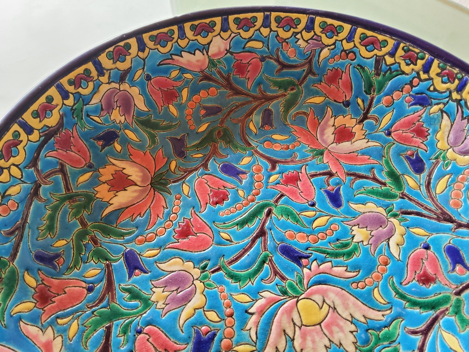 Piatti di portata: Ancienne coupe Emaux de Longwy  – Usato da Malleray venduto da Broc-Mo 7