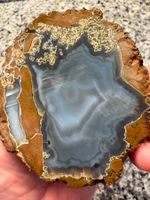 Natürlicher Australischer Amulettstein / Thunderegg – 378 g