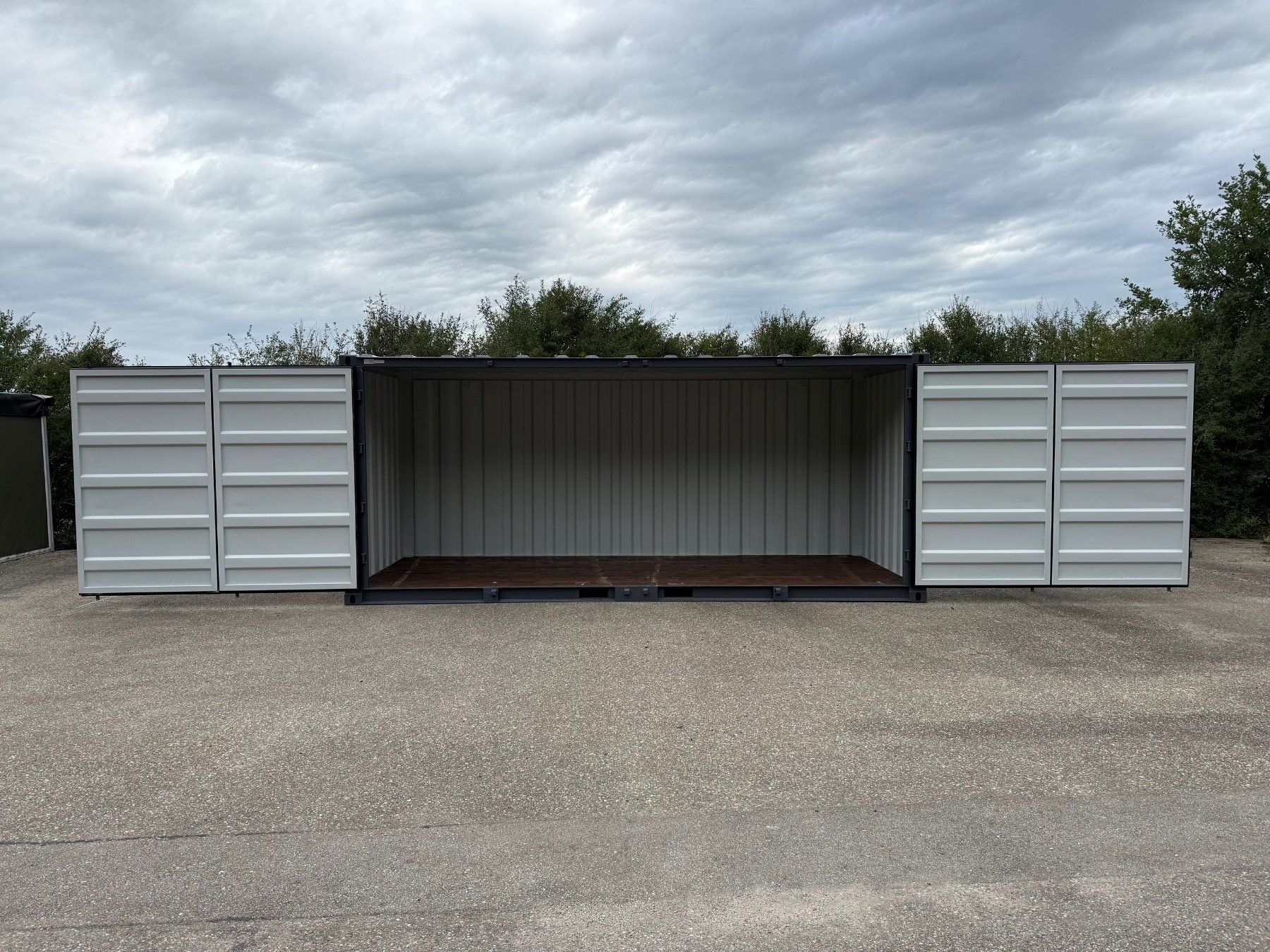 Contenitori edile: 20 Fuss Lagercontainer in grau, Open Side – Nuovo e nell'imballaggio originale da grosswangen venduto da Poliniman0 4