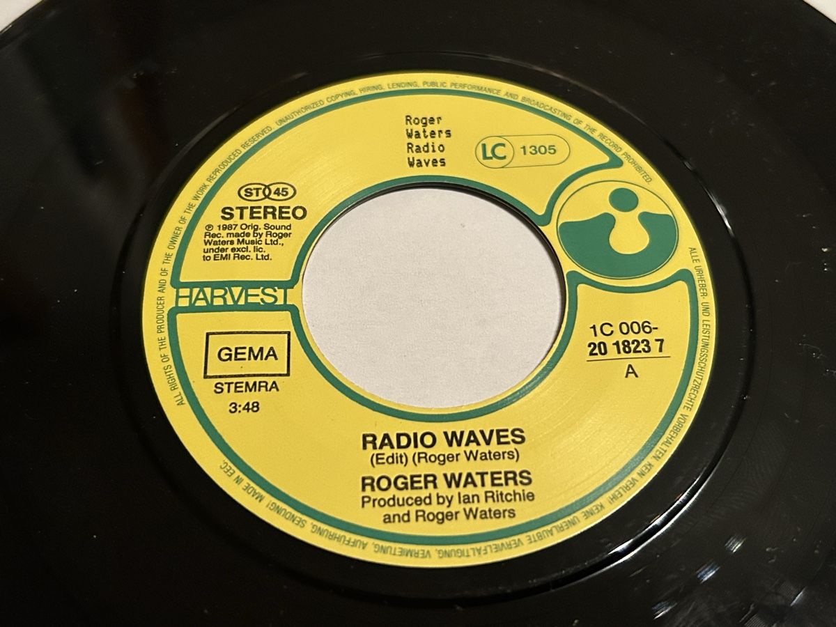 Schallplatten: Roger Waters Pink Floyd. 1987. Radio Waves – Gebraucht aus Faulensee von Mizuno06 4