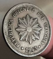 URUGUAY 2 CENTESIMOS 1943