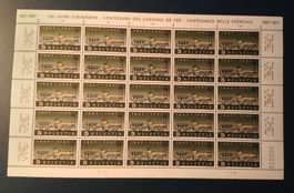 Bogen** 100 Jahre Eisenbahn mit Abart: 277** 2.05b usw.