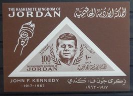 Jordanien Block Kat. 13 ** 1963 Kat. 22 Euro