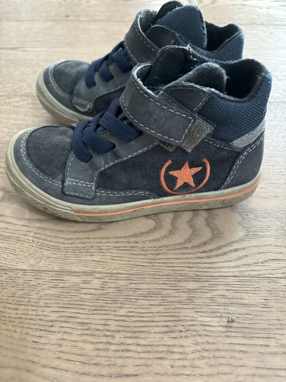 Ricosta Laif Jungen Sneakers - Hohe Lederschuhe Mit Klettverschluss