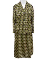 Kostüm Ensemble Gr. M/L Jersey JSA Swiss made VINTAGE 1960s