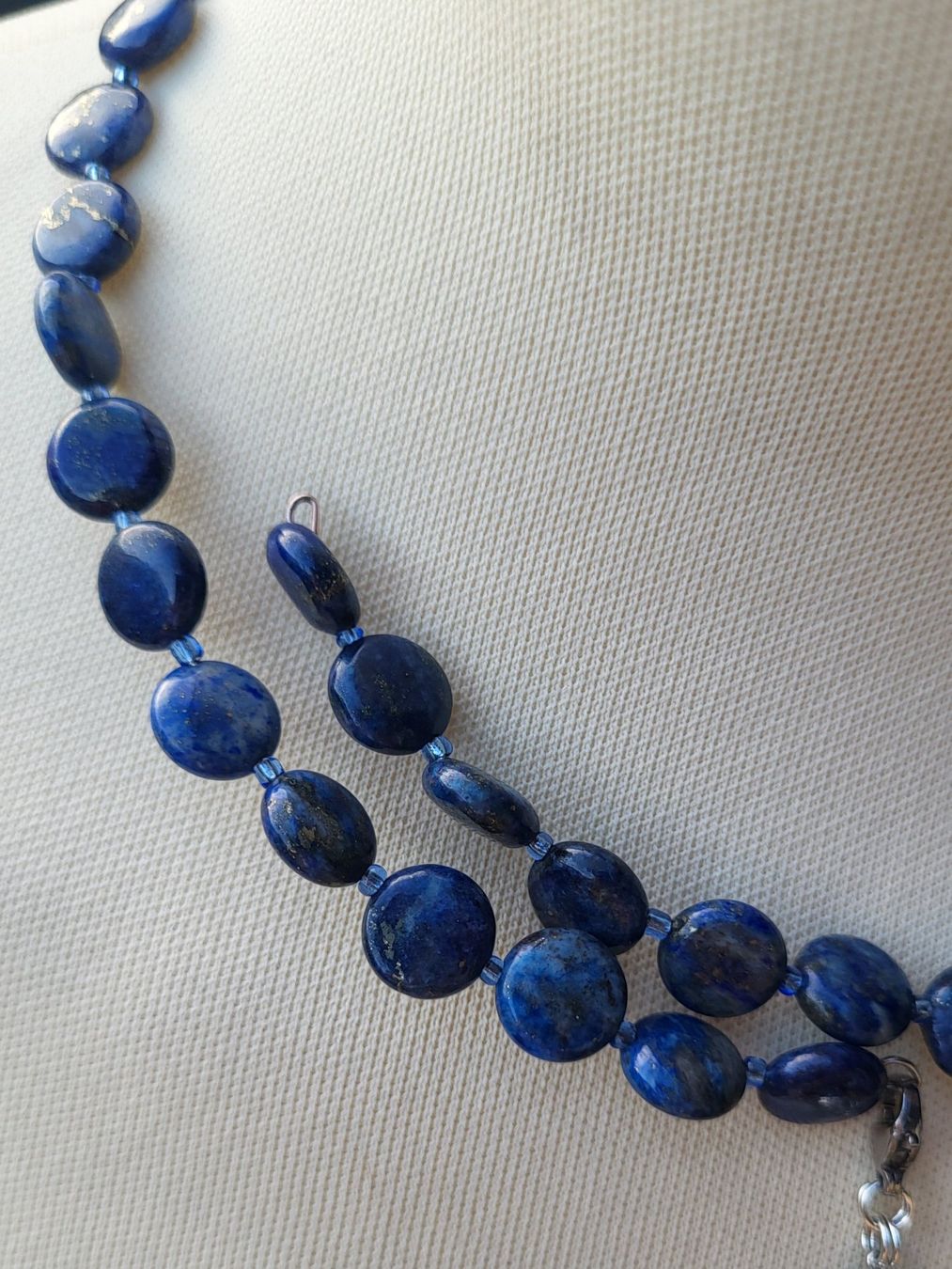 Catenine: Collier lazurite &saphir – Nuovo e nell'imballaggio originale da Fribourg venduto da VictoriaShop7 3