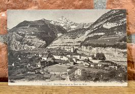 SAINT-MAURICE et la Dent du Midi - Dorfansicht