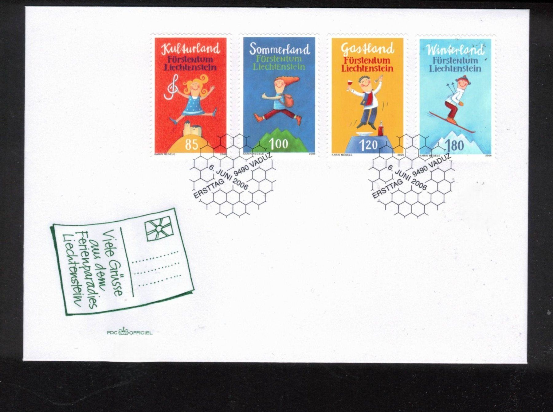 Tutti i francobolli: 2006 FDC Ferienland aus ABO – Usato da Oberwil (Dägerlen) venduto da loxis