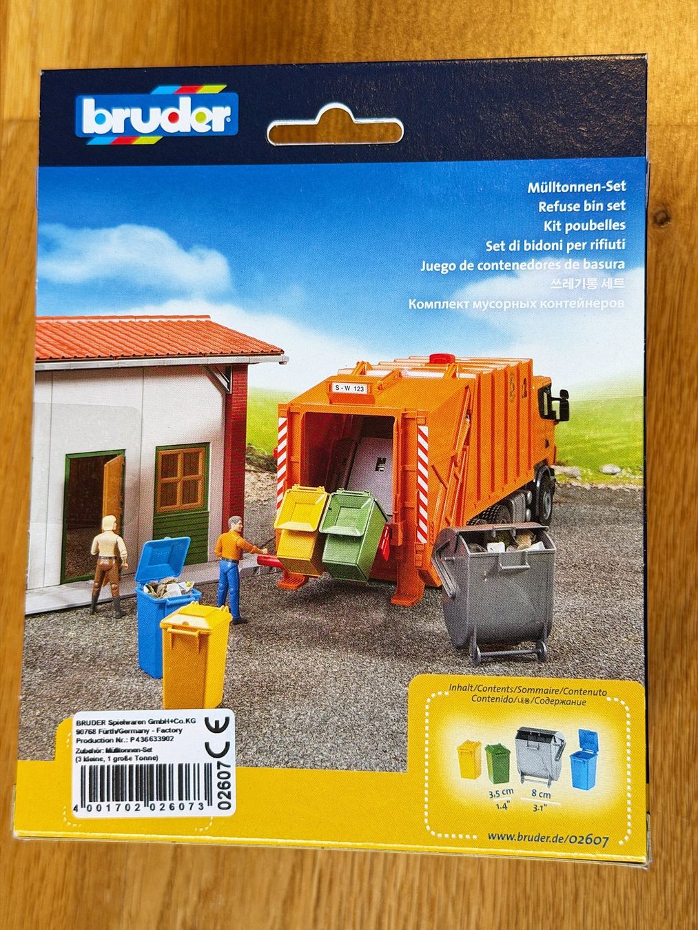 Bruder Spielzeuge: Bruder Mülltonnen Originalverpackt – Neu und originalverpackt aus Adliswil von Ch_Mei 2