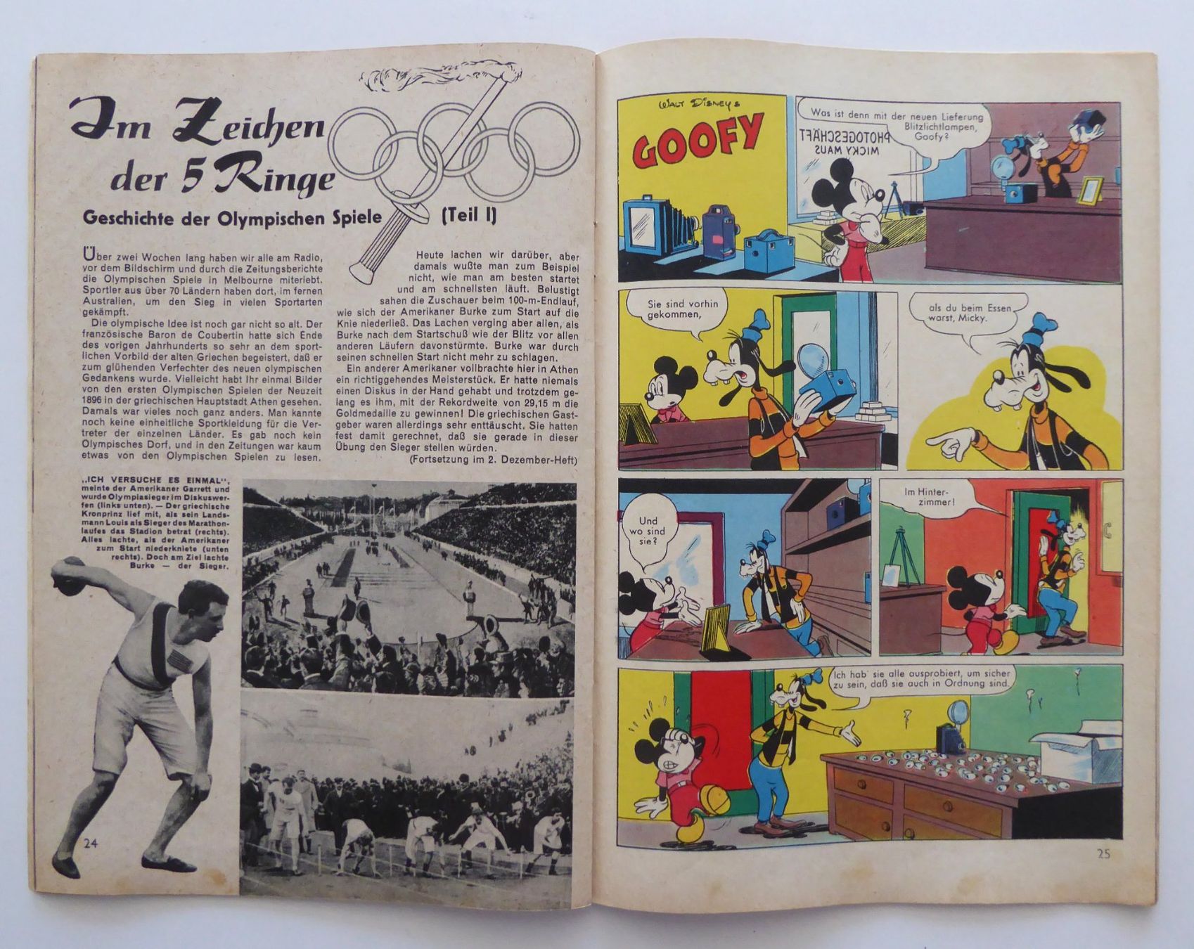 Comics: WD Micky Maus Heft Nr. 25 Dezember 1956 – Gebraucht aus Aesch BL von Kauri1 5