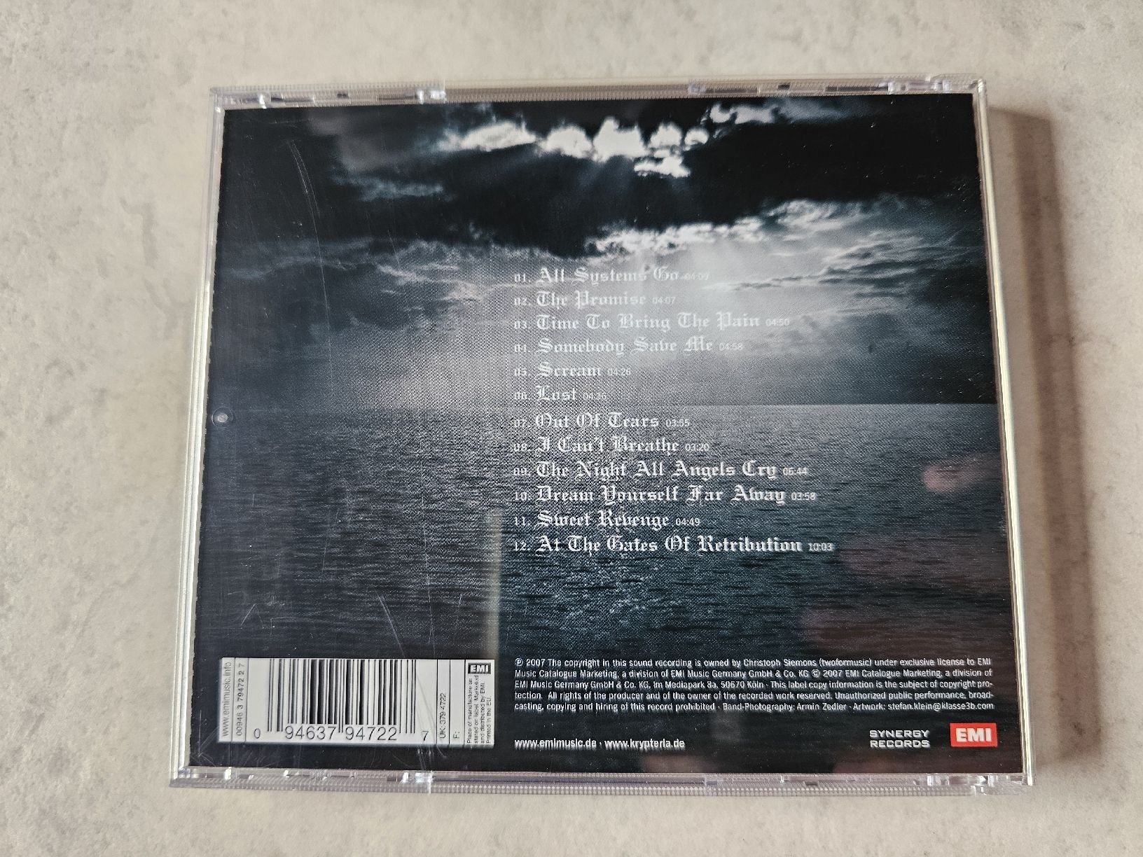 CD: Krypteria  -  Bloodangel's Cry – Usato da Schneisingen venduto da backstore24 1