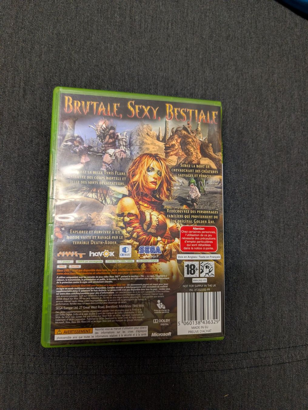 Giochi: Golden axe beast rider Microsoft Xbox 360 – Usato da Giubiasco venduto da Ticinerd 1