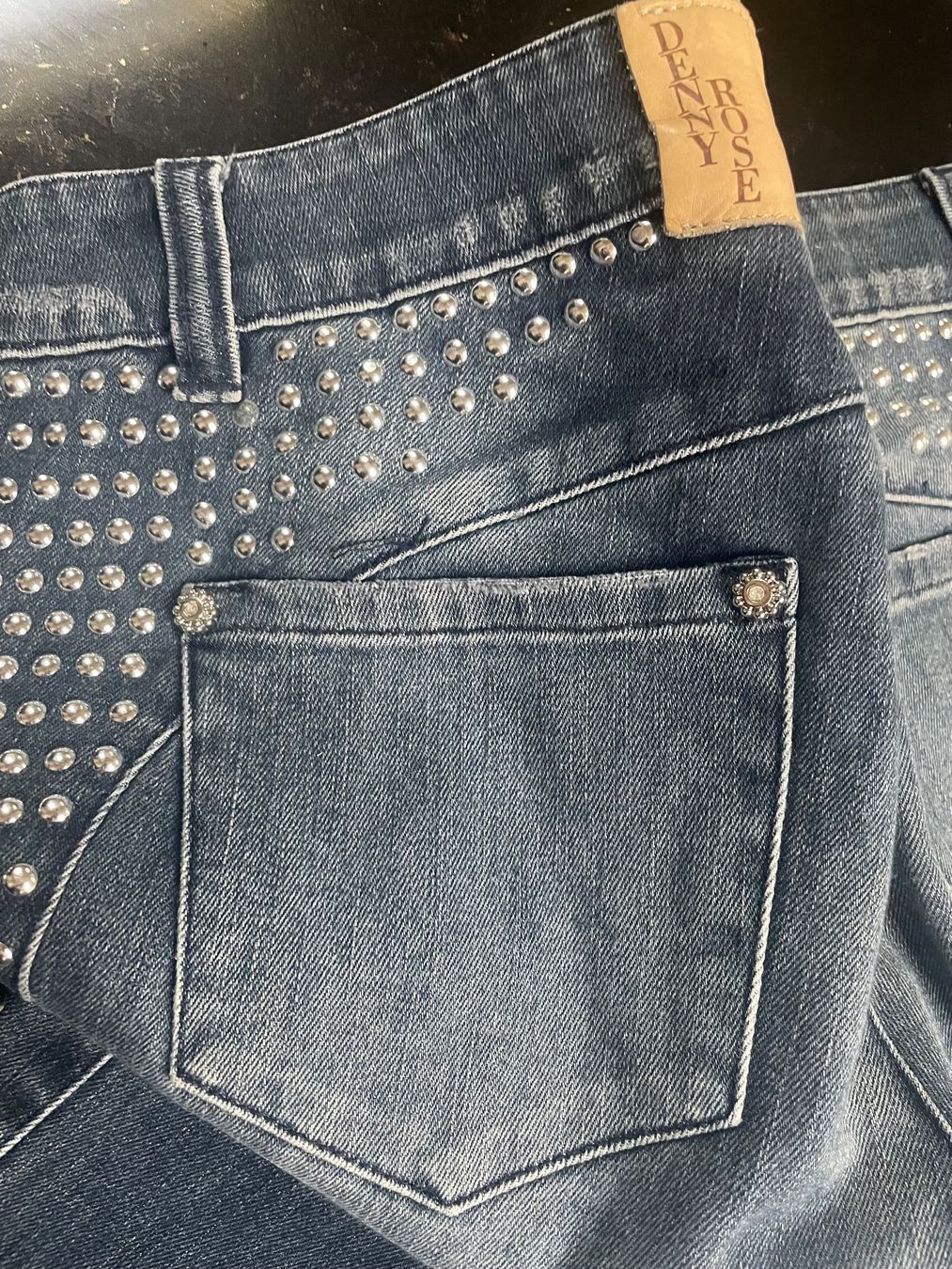 Pantaloni: Jeans Denny Rose con borchie – Usato da Minusio venduto da Pink222 6