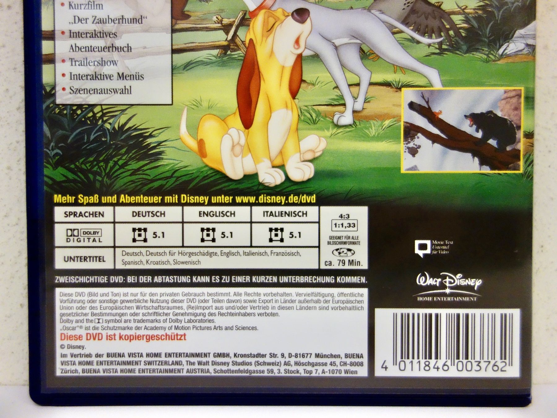 Alle DVDs: DVD CAP UND CAPPER WALT DISNEY MEISTERWERKE – Gebraucht aus Kerzers von wisaundso 3