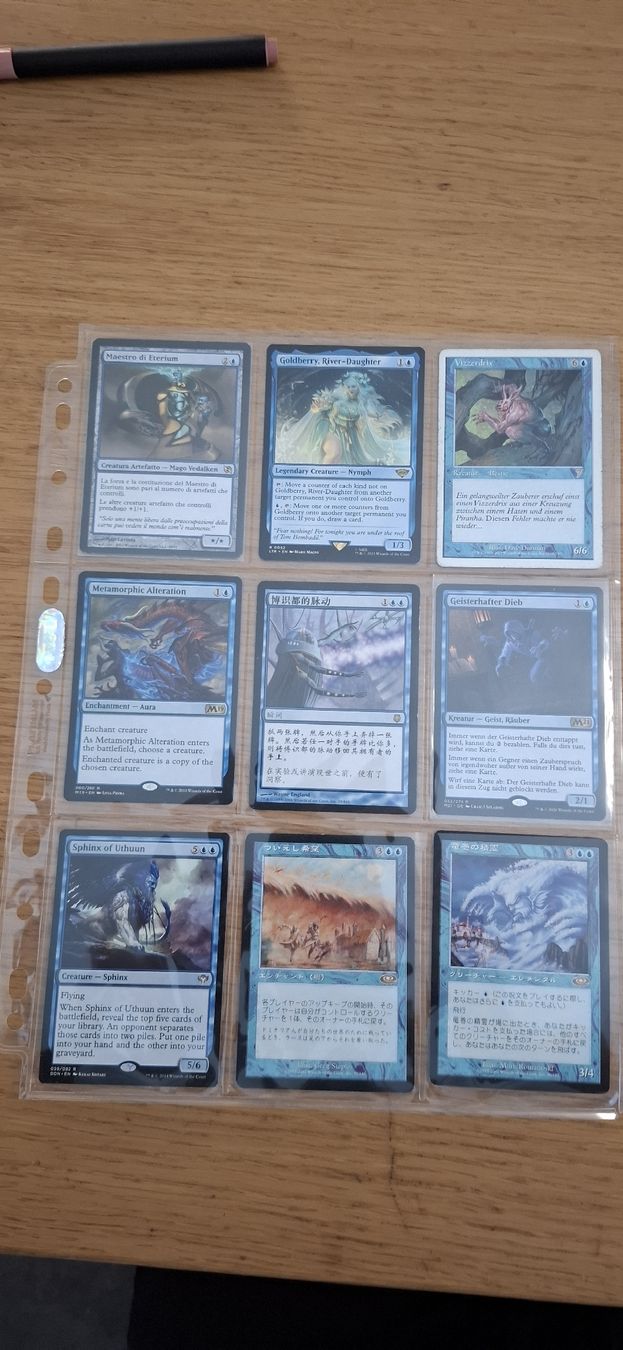 Magic The Gathering Carte collezionabili: Magic The Gathering: Blaue Karten Sammlung Rares  – Usato da Zürich venduto da rodney02 1