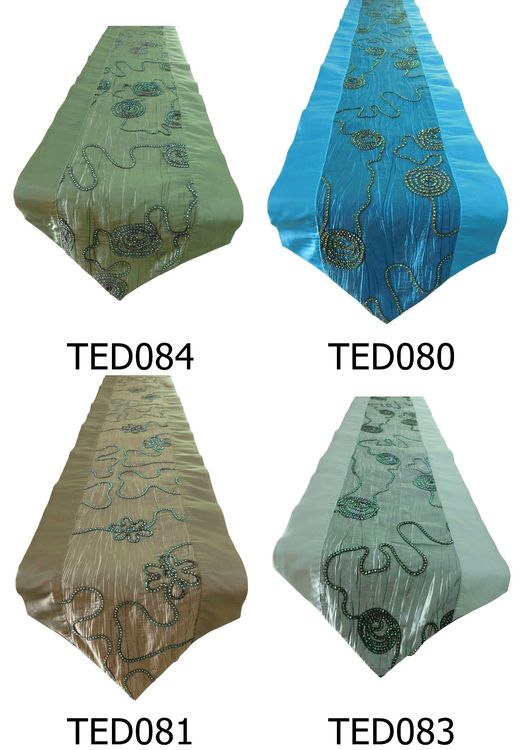 Elefanten-Tischläufer Aus Thai-Seide – 150 Cm Lang, 33 Cm Breit, Maschinenwaschbar (verschiedene Farben)