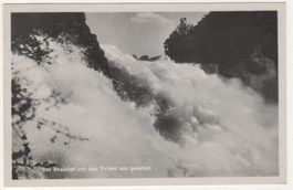 Ansichtskarte Der Rheinfall von den Felsen aus gesehen 1939