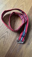 Polo Ralph Lauren Belt, red-white-black, 100 cm, vintage