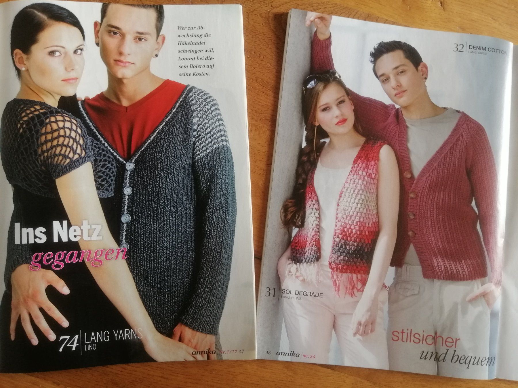 Riviste & Magazine: 2 Strickhefte "annika" – Usato da Langenthal venduto da Handstrick 4
