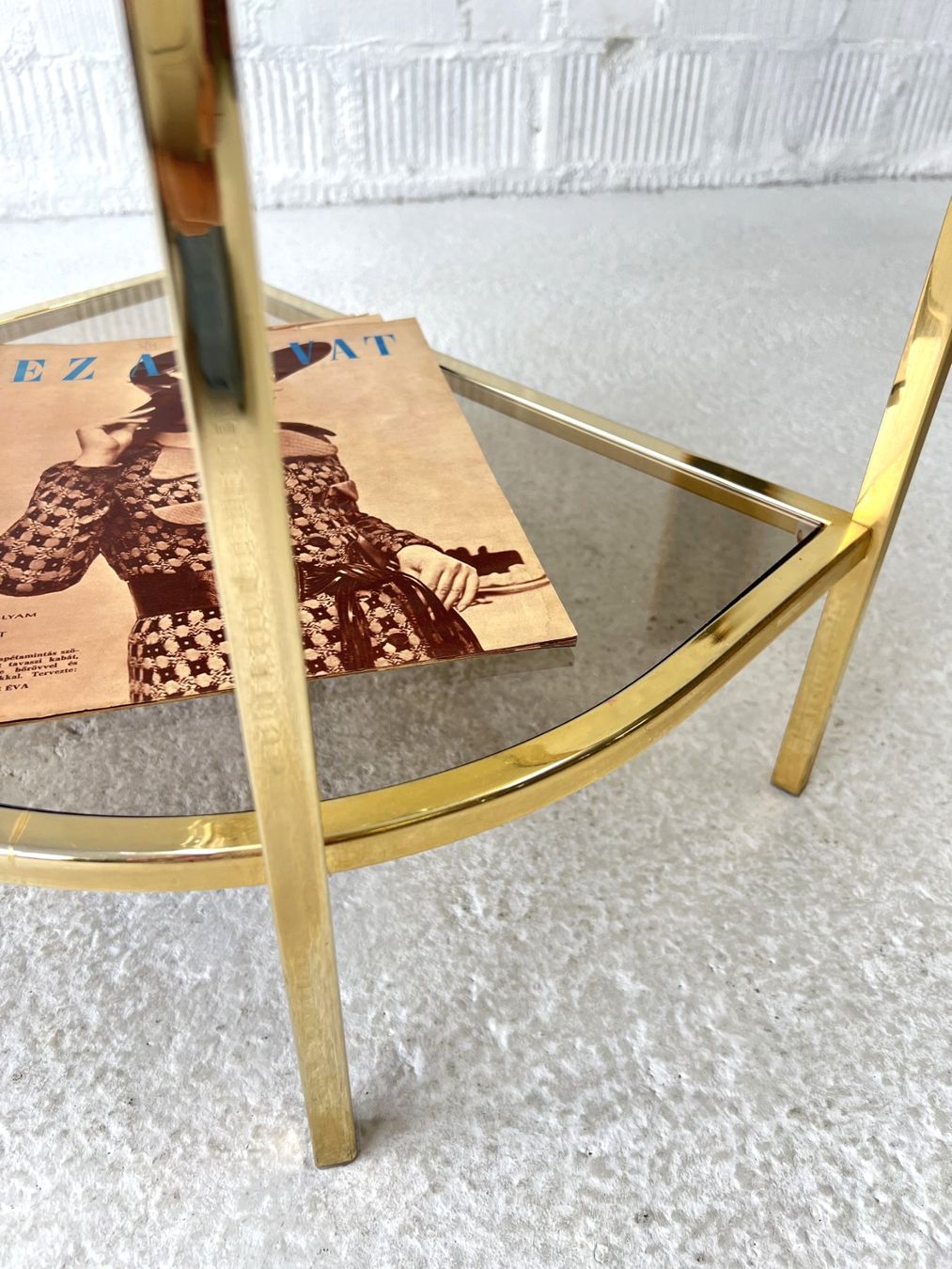 Tavoli: Vintage Beistelltisch - Messing – Usato da Walzenhausen venduto da stilvollwohnen 5