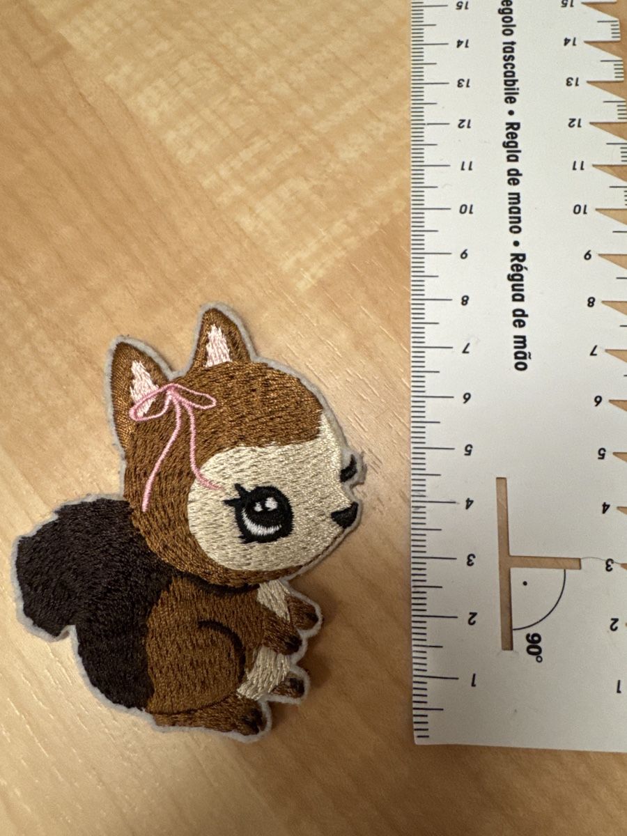 Toppe: Süsses Eichhörnchen Bügelbild Aufnäher Patch DIY Kinder – Nuovo e nell'imballaggio originale da Oberweningen venduto da Jogi2