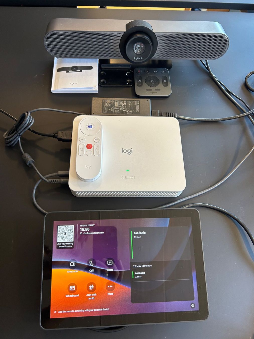 Videocamere: Logitech RoomMate Tap IP MeetUp Teams System – Usato da Schindellegi venduto da HGH_AG