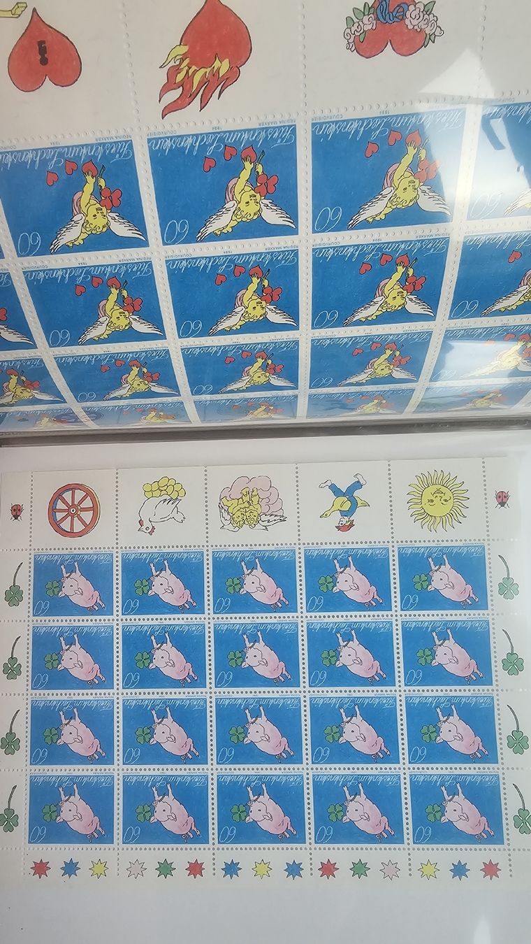 Tutti i francobolli: >65 Bögen postfrisch Liechtenstein Briefmarken FL Bogen – Nuovo e nell'imballaggio originale da Zürich venduto da ZH-Vintage 1