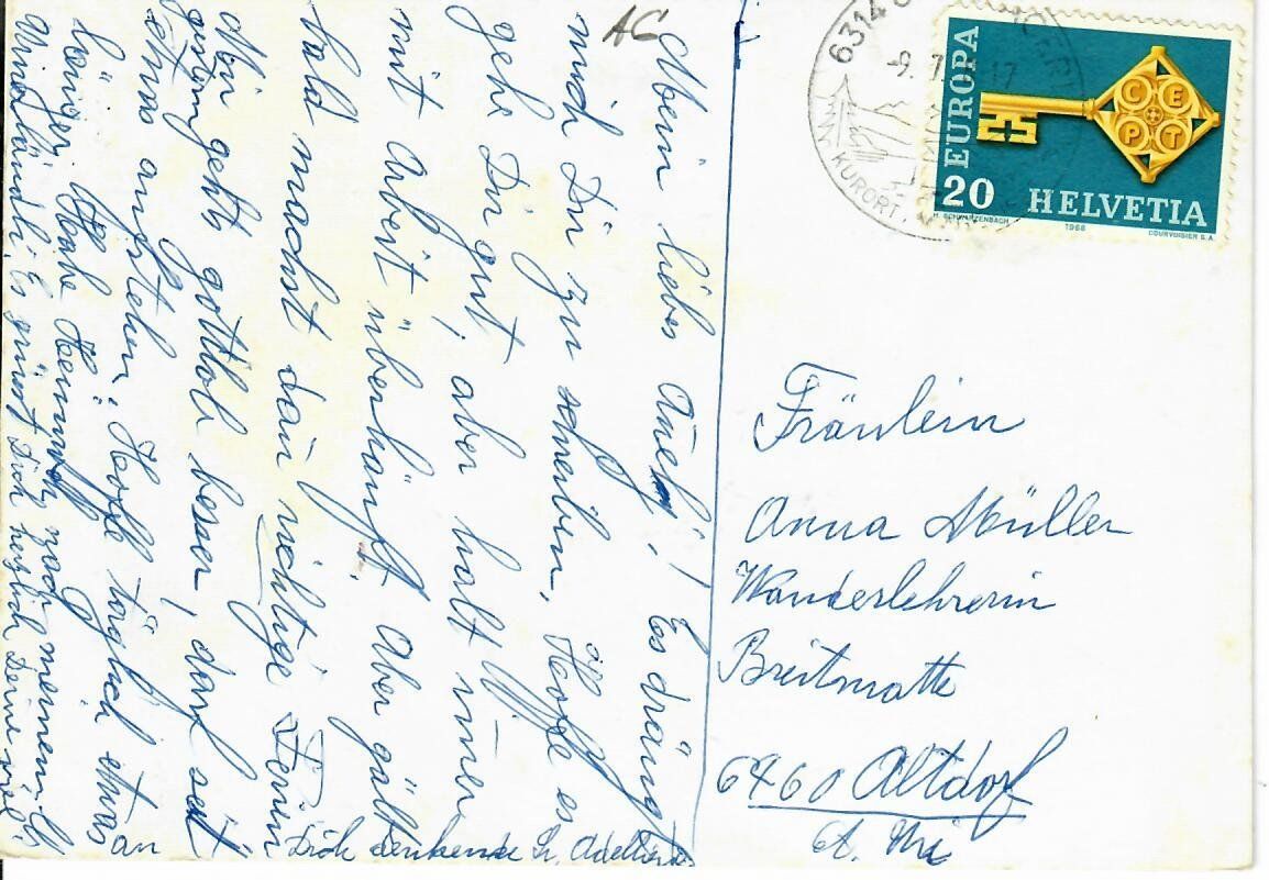 Cartoline postali: Mutschellen – Usato da Hochdorf venduto da Ziegel-16 1