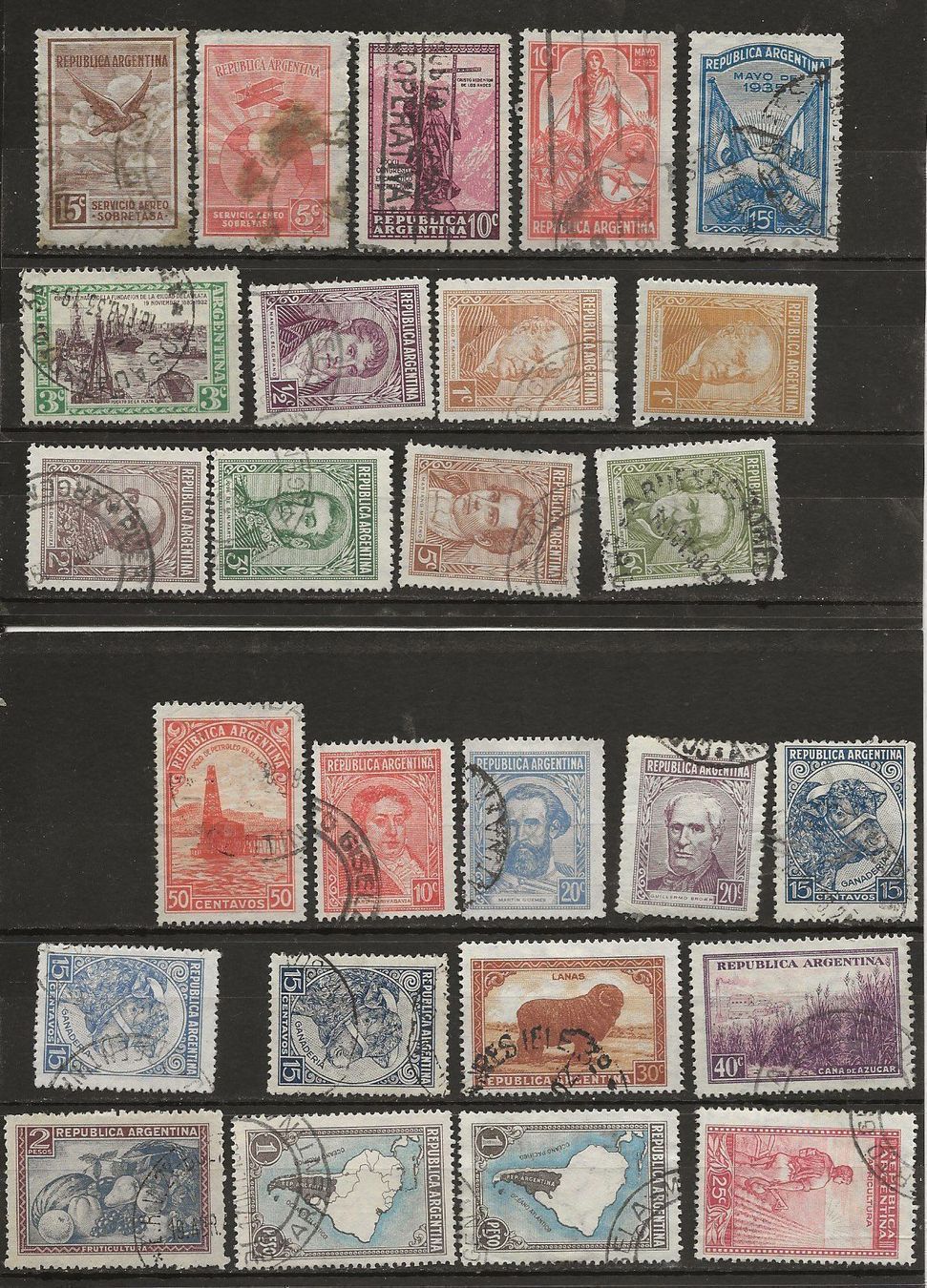 Tutti i francobolli: Argentine Lot 04 1936... – Usato da Sion venduto da PierreP01