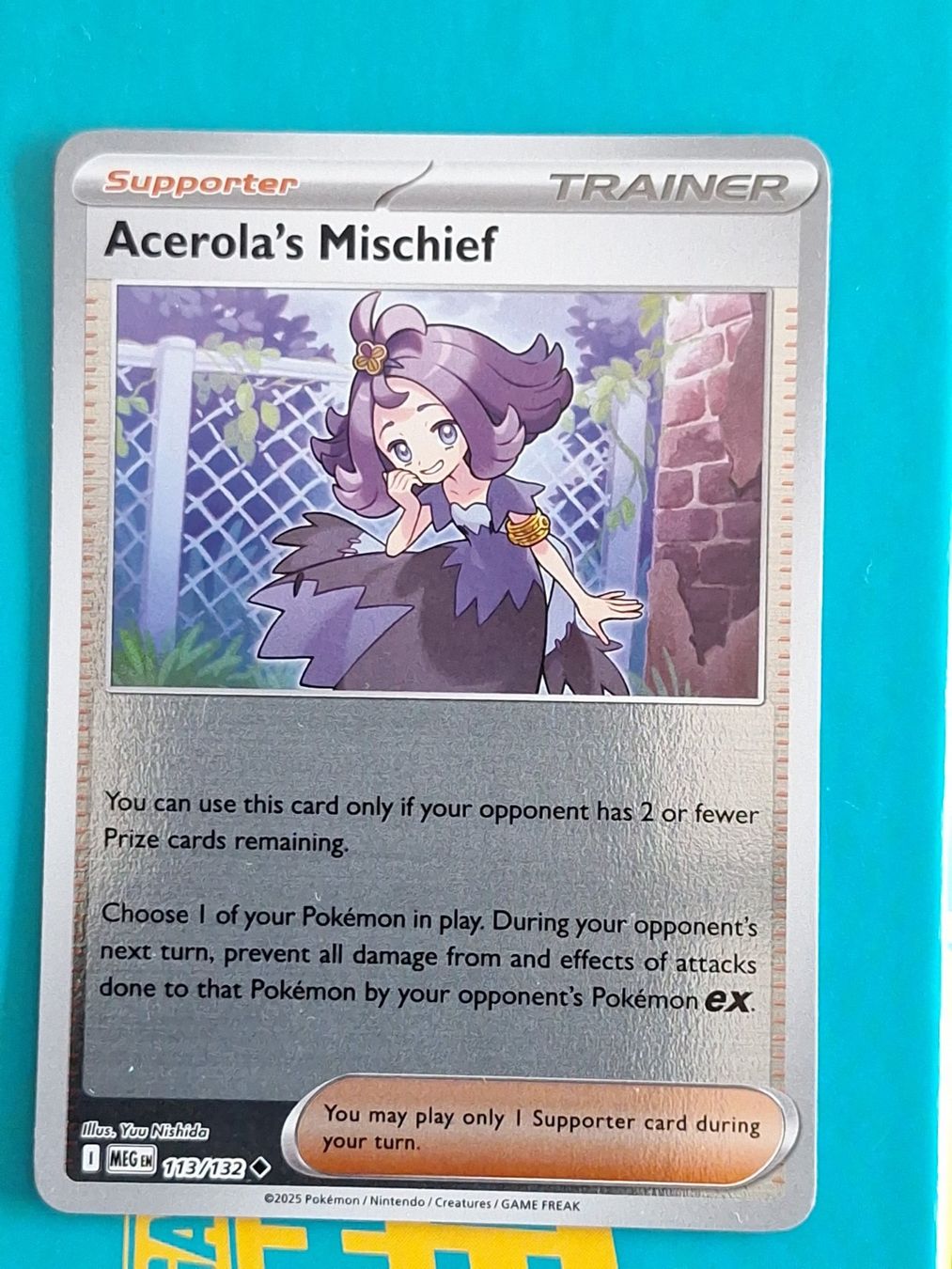 Pokémon Carte collezionabili: Acerola's Mischief Reverse Holo Pokemon Mega Evolution #1.8 – Usato da Altstätten SG venduto da GGsGameshop