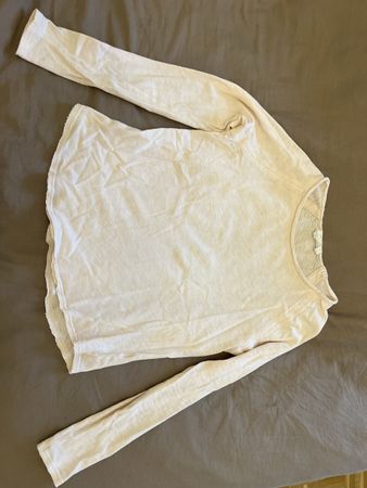 Pull fin American Vintage rose pastel en coton