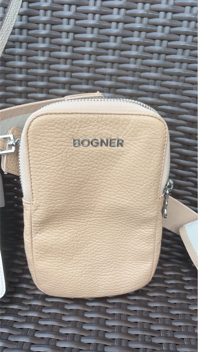 Bogner Borse da donna: Bogner Tasche Leder beige Damen  – Usato da Oberiberg venduto da tschalunbiker