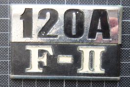 Datsun 120 A F-II Schriftzug
