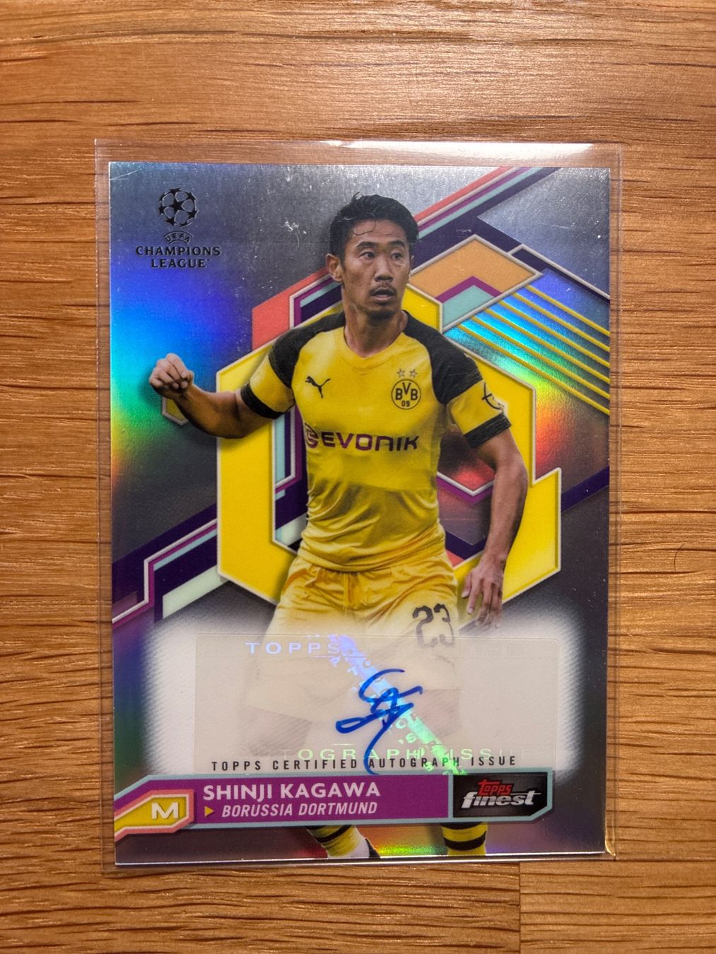 Topps Carte collezionabili: Topps Finest Shinji Kagawa BVB Autogramm – Usato da Wangenried venduto da Garagara